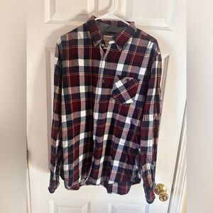 Weatherproof Vintage Checkered Shirt in Red and Gray